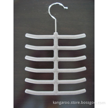 tie flocked hanger